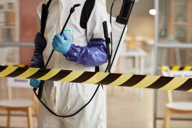 Professional Sewage Cleanup technician working in Fortville, IN